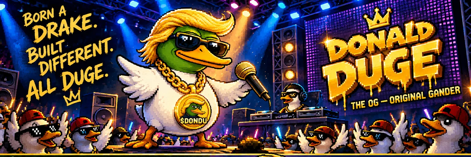 Donald Duge performs for a crowd of ducks
